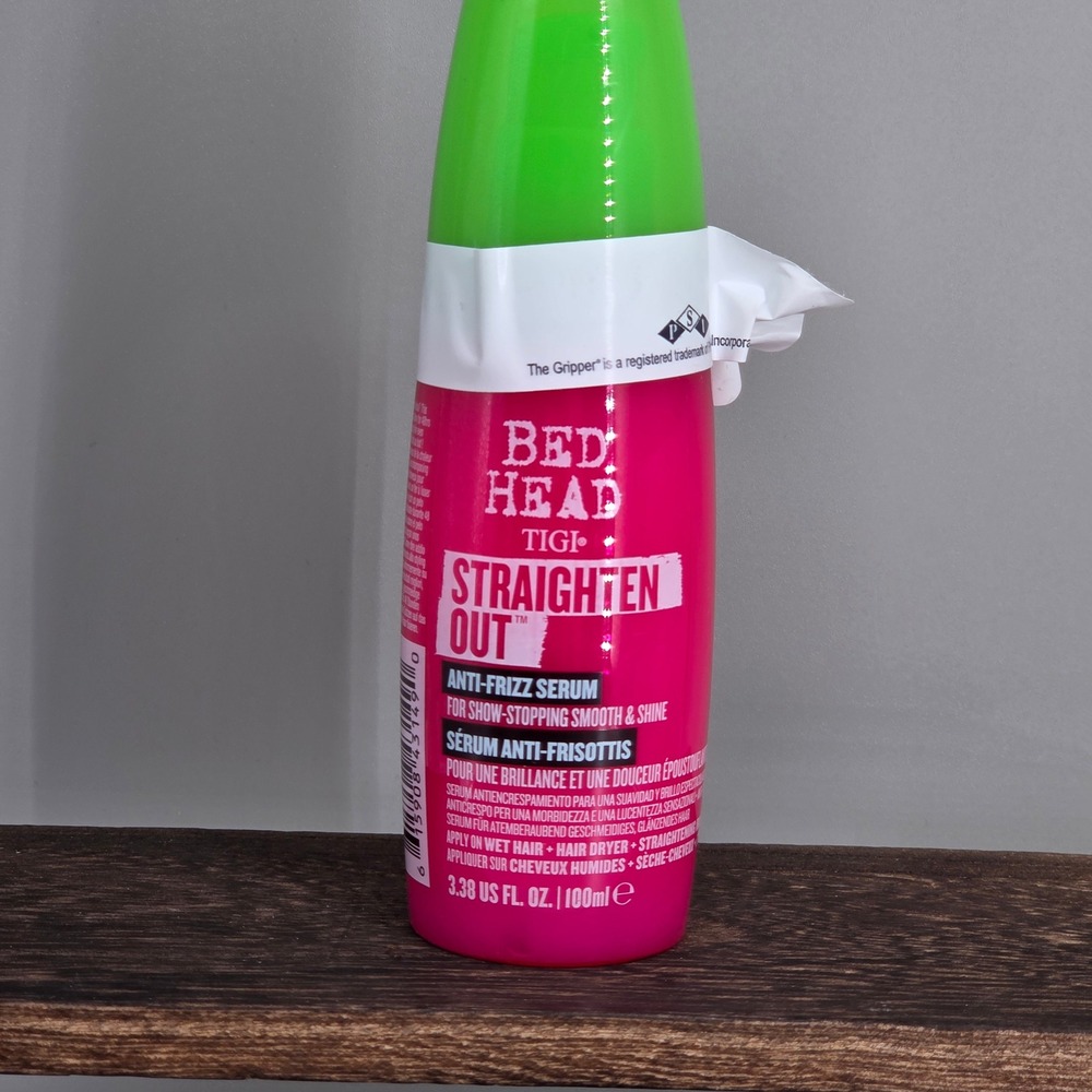 TIGI Bed Head Straighten Out Anti Frizz Serum 3.38oz Smooth Shine Sleek Haircare